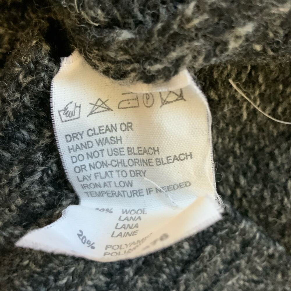 Bluemarine Uomo Wool Blend Charcoal Grey Sweater size XL - Picture 6 of 8